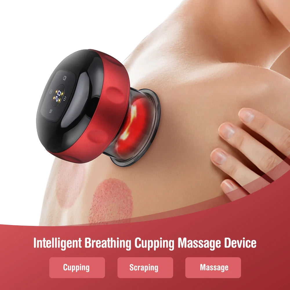 Electric Vacuum Cupping Massage Body Cups Anti-Cellulite Therapy Massager for Body Electric Guasha Scraping Fat Burning Slimming